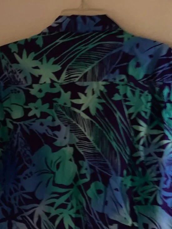 HILO HATTIE HAWAIIAN ORIGINAL ALOHA SHIRT MEN ALOHA FLOWER MADE IN HAWAII NWT XS - Picture 8 of 9